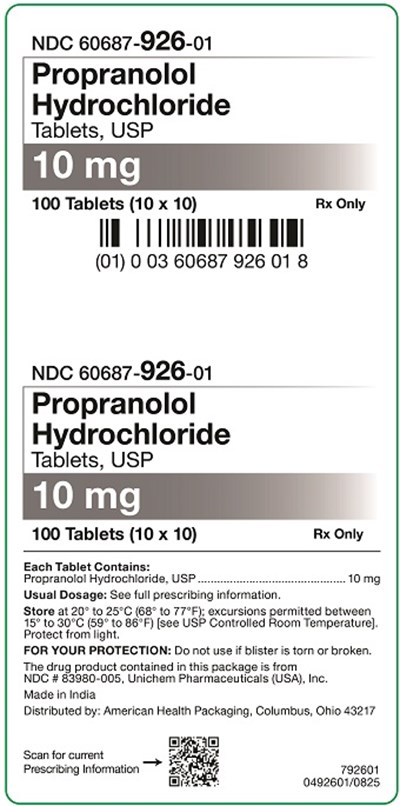 10 mg Propranol HCl Tablets Carton.jpg (10 mg Propranol HCl Tablets Carton)